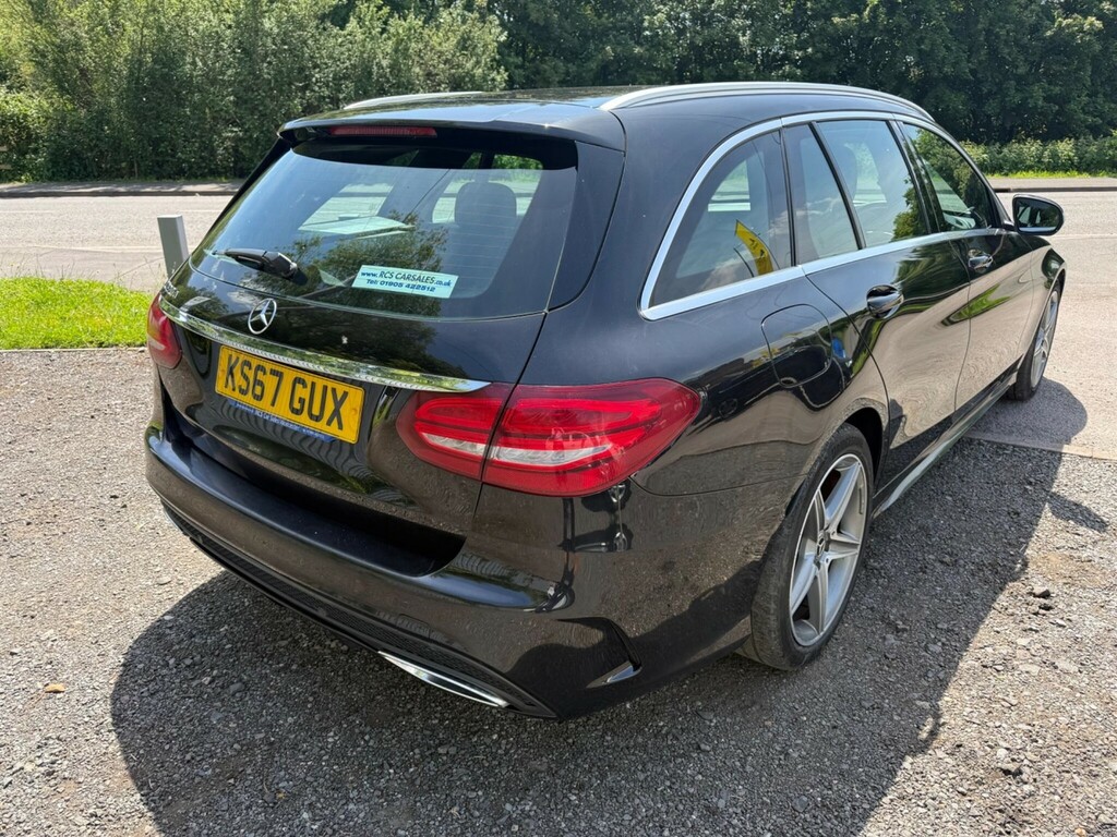 Mercedes-Benz C Class 2.1 D Amg Line G-tronic Euro 6 Ss KS67GUX Black #3