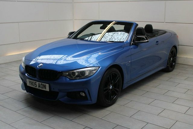 BMW 4 Series Convertible Blue #3
