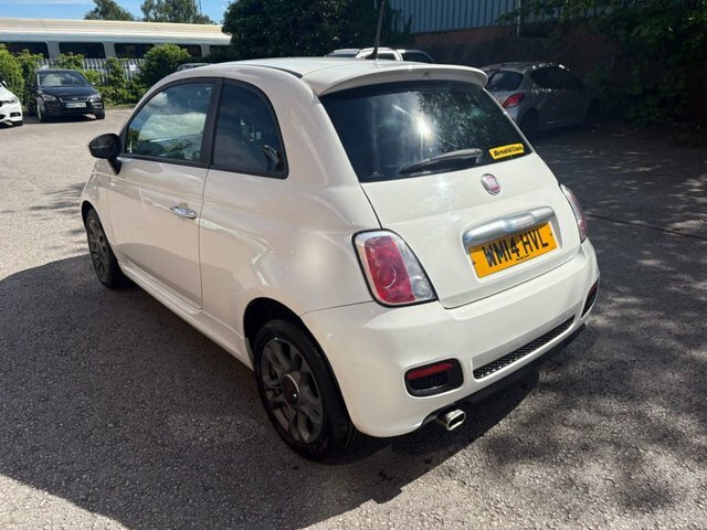 Fiat 500 S White #3