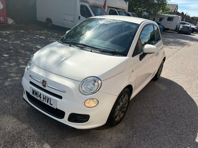 Fiat 500 S White #2