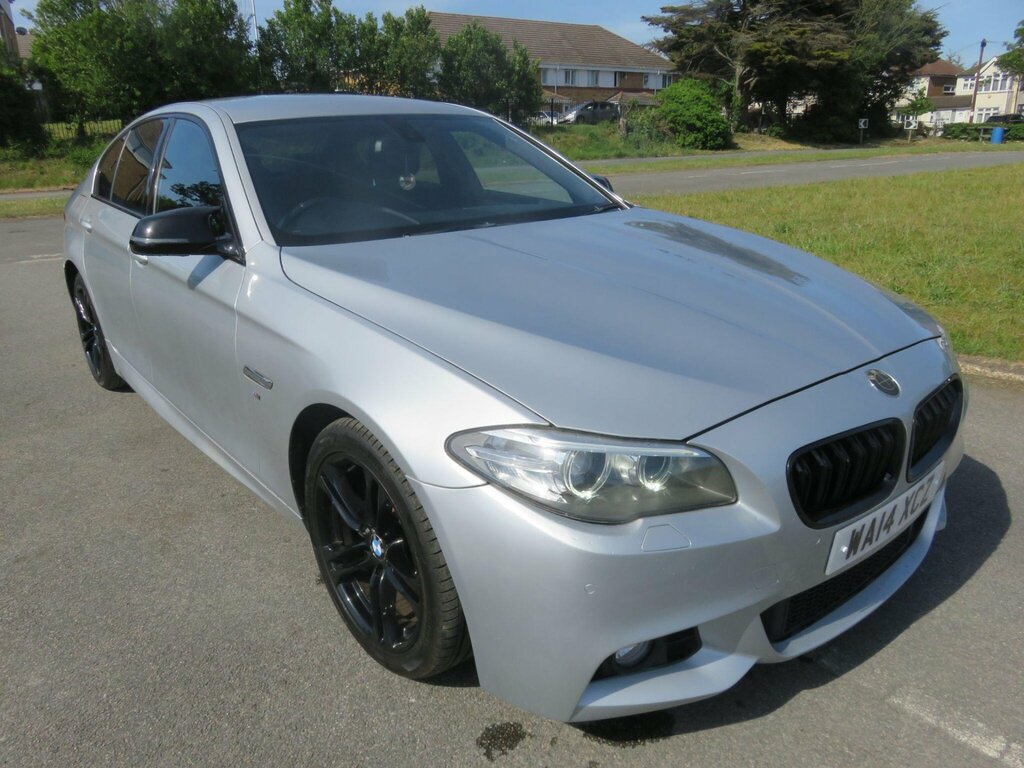 BMW 5 Series 2.0 520D M Sport Euro 6 Ss WA14XCZ Silver #3
