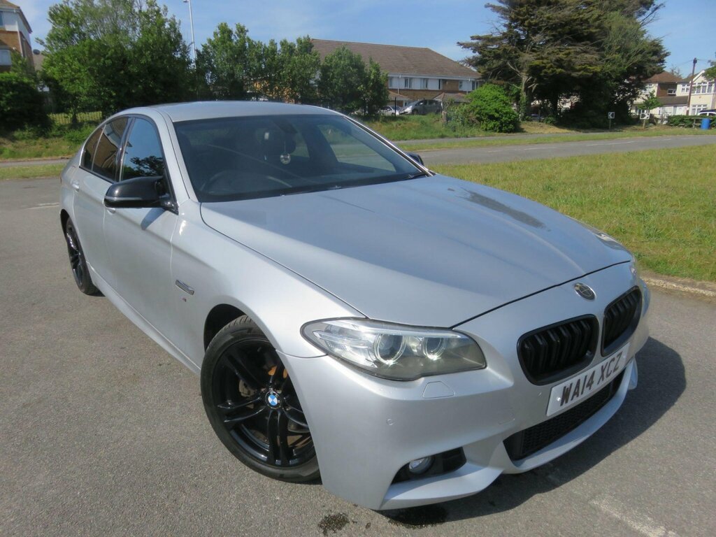 BMW 5 Series 2.0 520D M Sport Euro 6 Ss WA14XCZ Silver #2