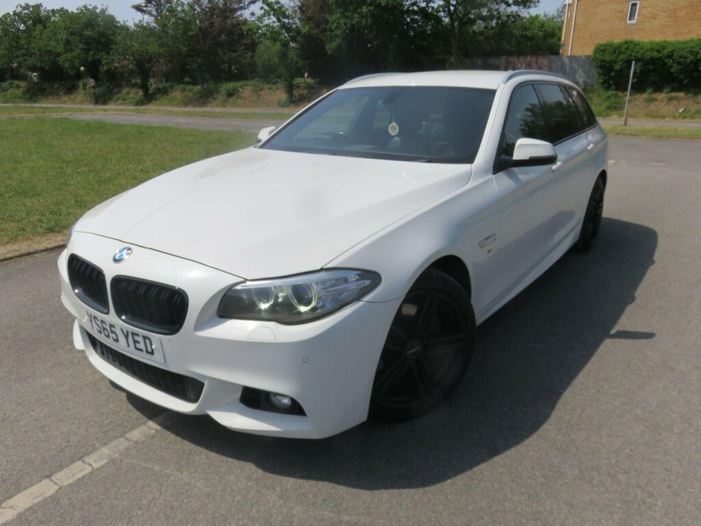 BMW 5 Series 2.0 520D M Sport Touring Euro 6 Ss White