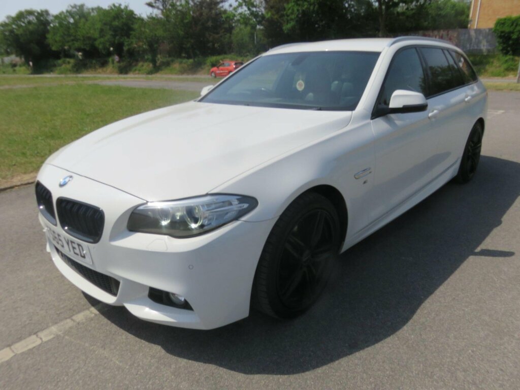 BMW 5 Series 2.0 520D M Sport Touring Euro 6 Ss YS65YED White #3