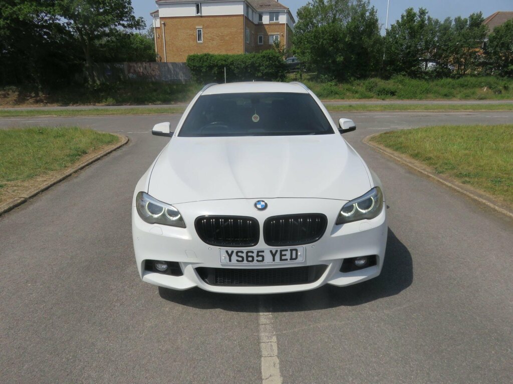 BMW 5 Series 2.0 520D M Sport Touring Euro 6 Ss YS65YED White #5