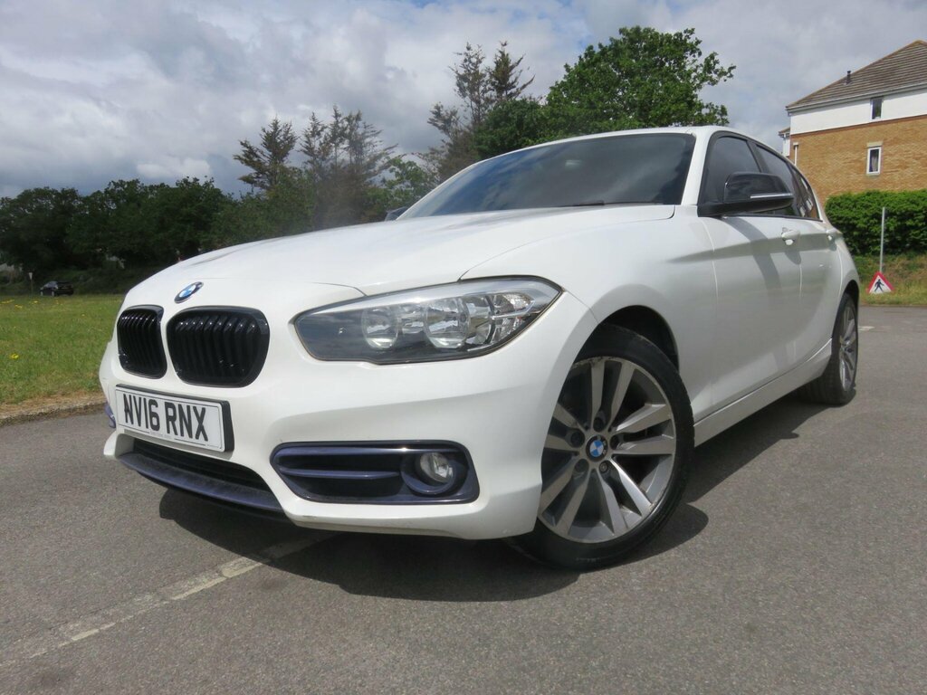 BMW 1 Series 1.5 116D Sport Euro 6 Ss NV16RNX White #2