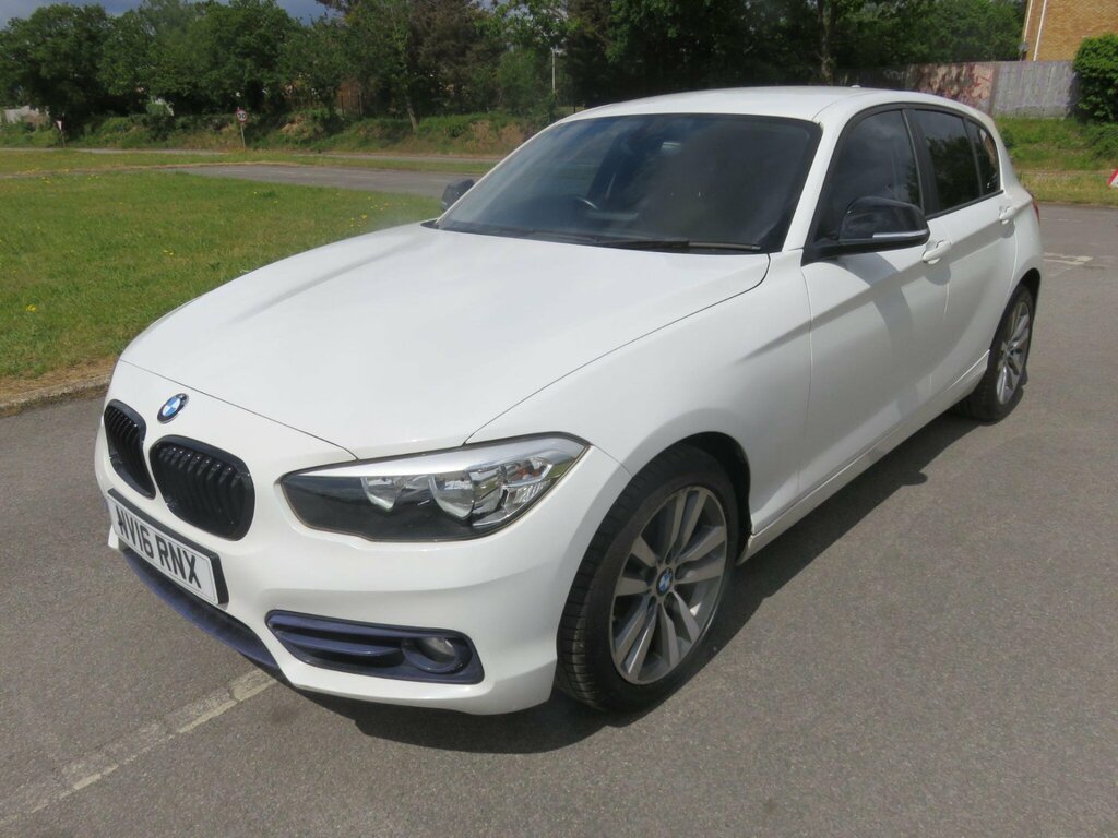 BMW 1 Series 1.5 116D Sport Euro 6 Ss NV16RNX White #3