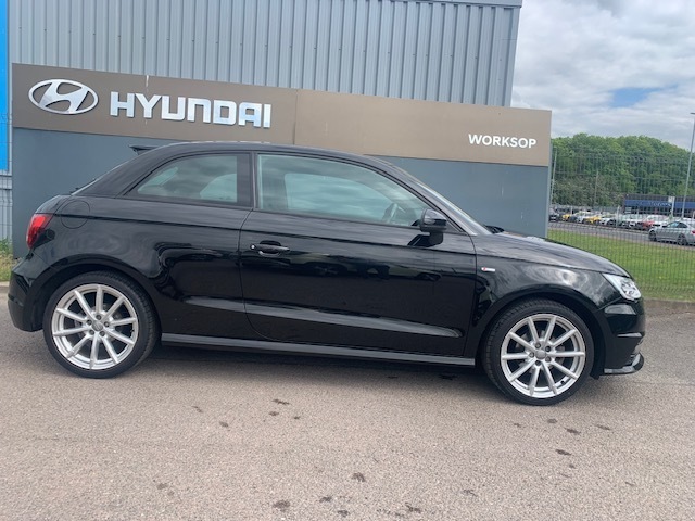Audi A1 1.0 Tfsi S Line Nav KP68YCT Black #4