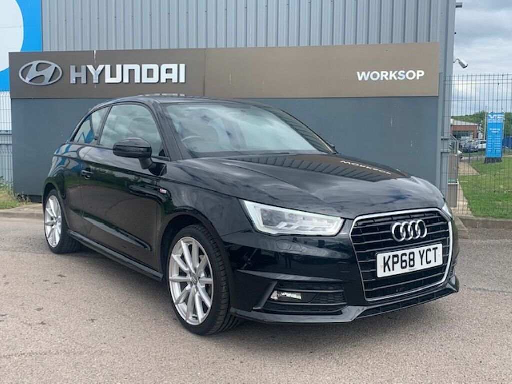 Audi A1 1.0 Tfsi S Line Nav KP68YCT Black #2