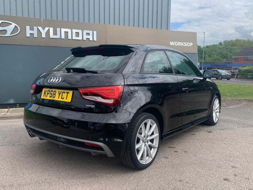 Audi A1 1.0 Tfsi S Line Nav KP68YCT Black #6