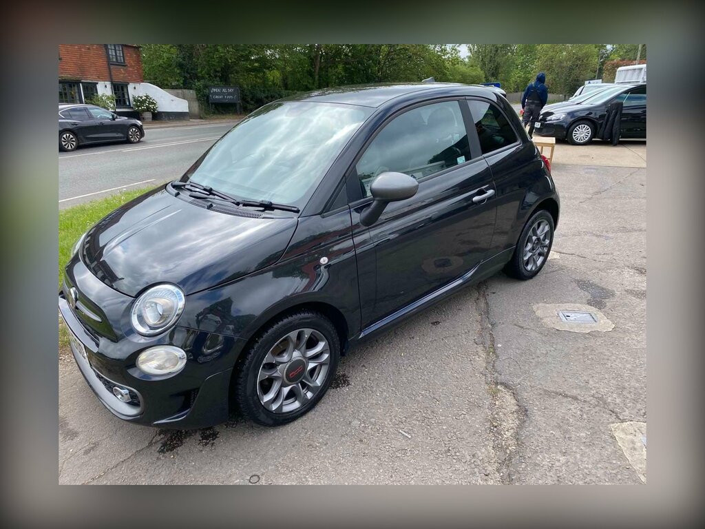 Fiat 500 1.2 S Euro 6 Ss LR69EOD Black #6