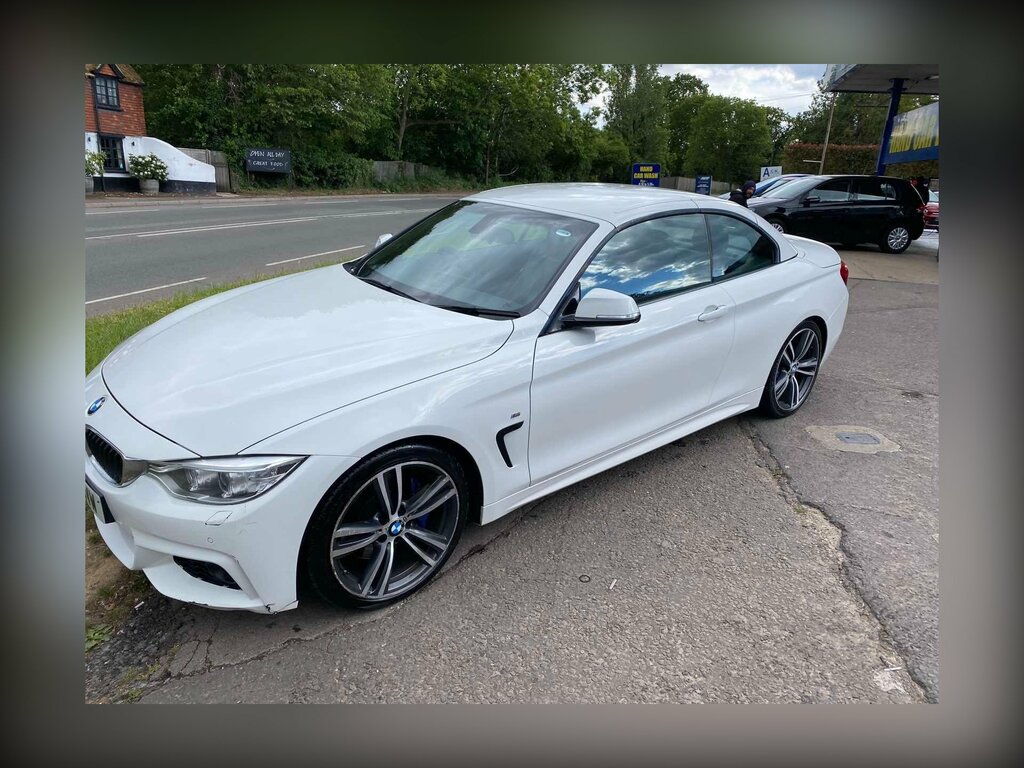 BMW 4 Series 2.0 420D M Sport Euro 6 Ss BP16DVW White #3