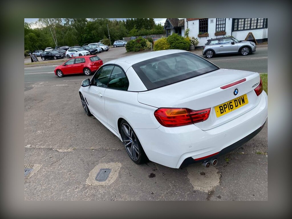 BMW 4 Series 2.0 420D M Sport Euro 6 Ss BP16DVW White #5