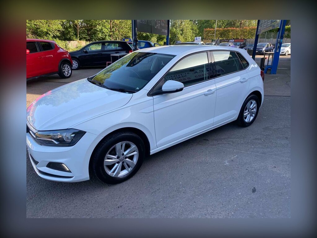 Volkswagen Polo 1.0 Se Euro 6 Ss RF67VEV White #4