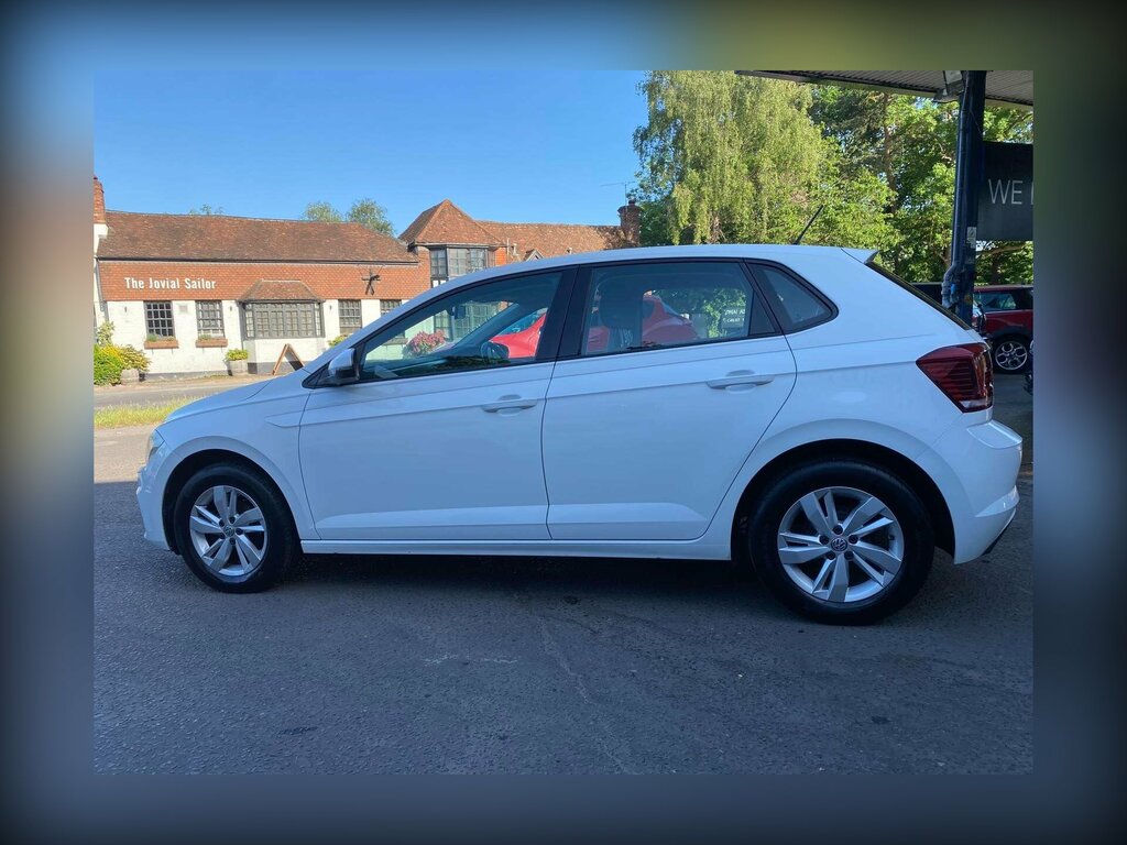 Volkswagen Polo 1.0 Se Euro 6 Ss RF67VEV White #5