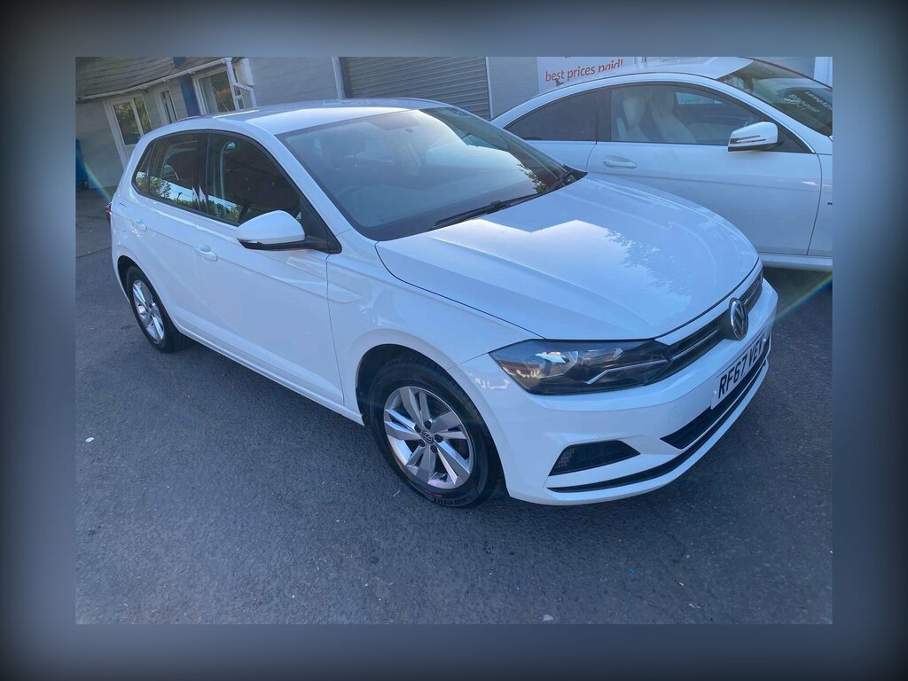 Volkswagen Polo 1.0 Se Euro 6 Ss RF67VEV White #2