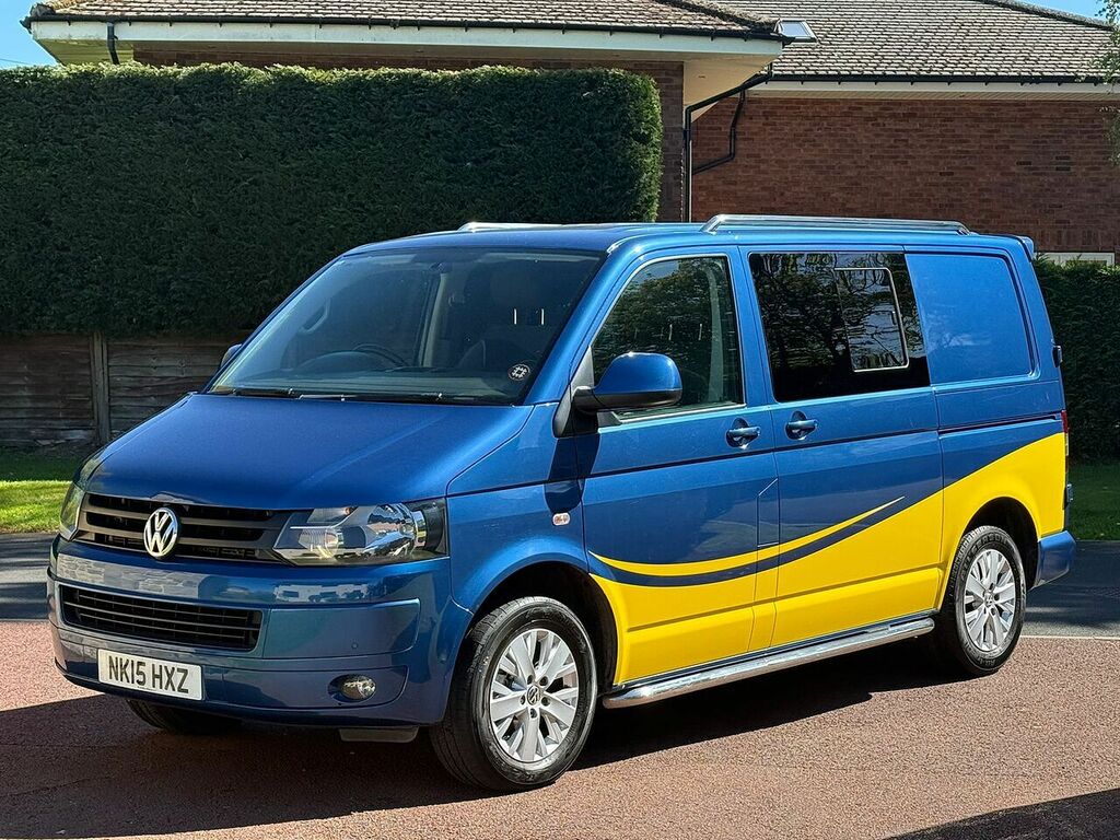 Volkswagen Transporter 2.0 Tdi Bluemotion Tech T30 Highline Panel Van NK15HXZ Blue #2