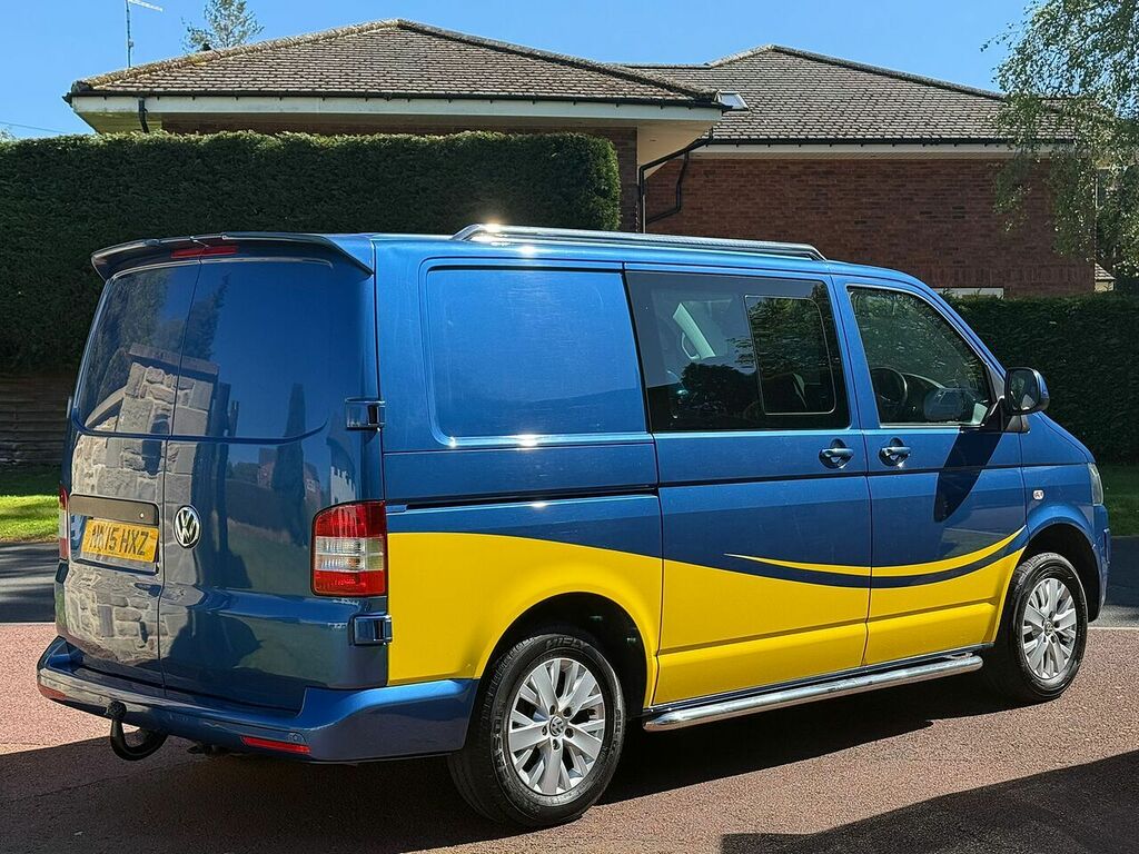 Volkswagen Transporter 2.0 Tdi Bluemotion Tech T30 Highline Panel Van NK15HXZ Blue #3