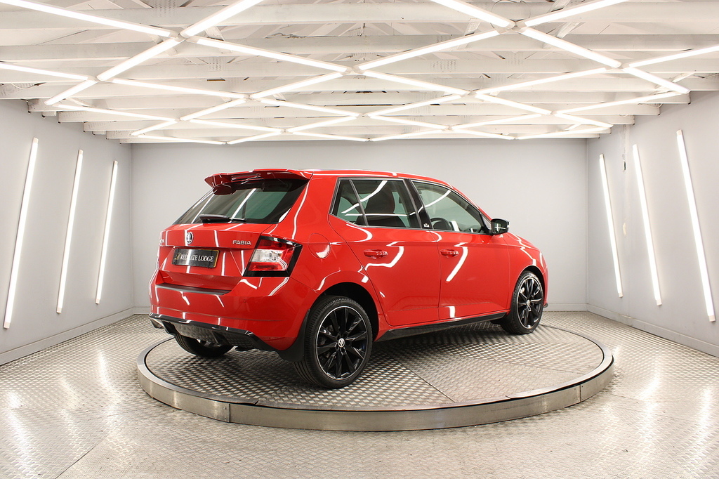 Skoda Fabia Hatchback YH18BMZ Red #3