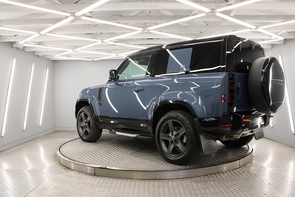 Land Rover Defender 90 Suv NK23ZFU Silver #4