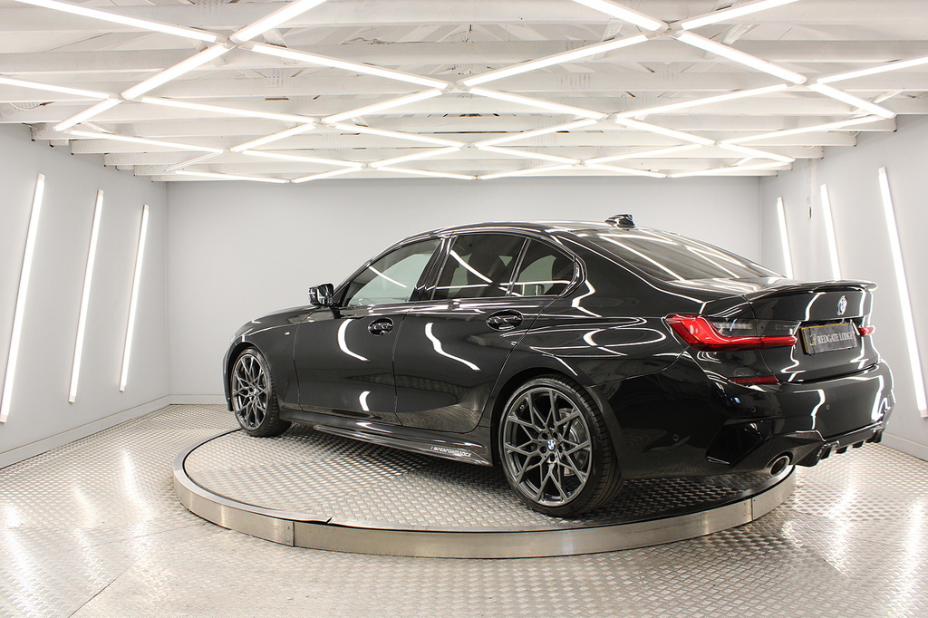 BMW 3 Series 320D M Sport YE21URL Black #4