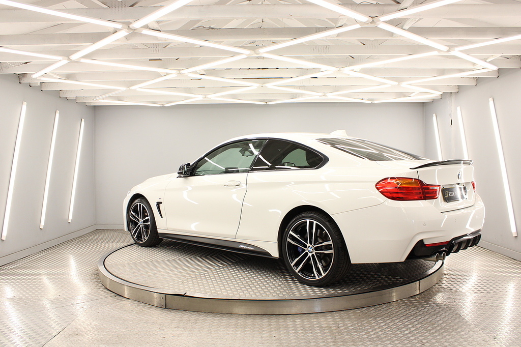 BMW 4 Series 420D Xdrive M Sport GU66XBS White #5