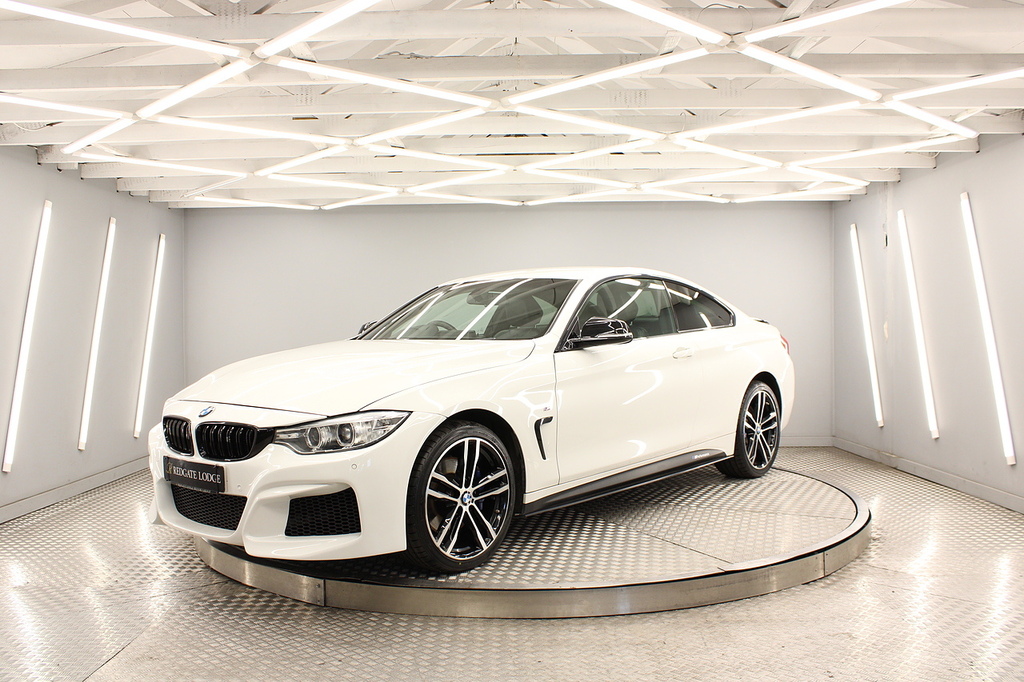 BMW 4 Series 420D Xdrive M Sport GU66XBS White #6