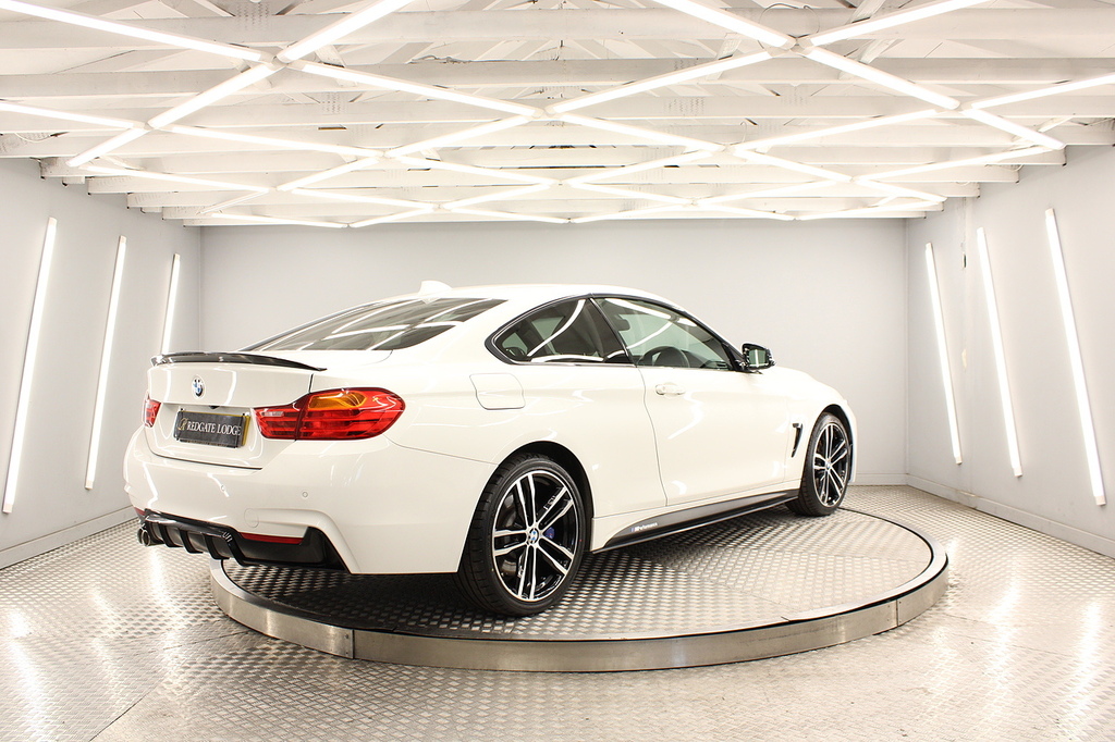BMW 4 Series 420D Xdrive M Sport GU66XBS White #4