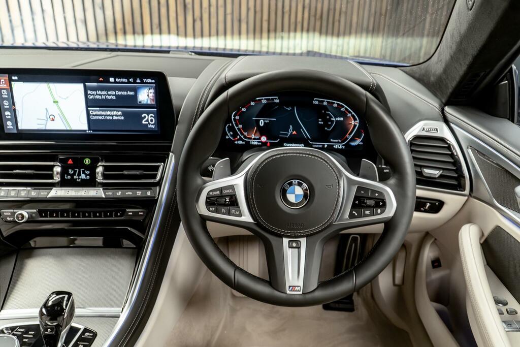 BMW 8 Series Coupe Blue #26