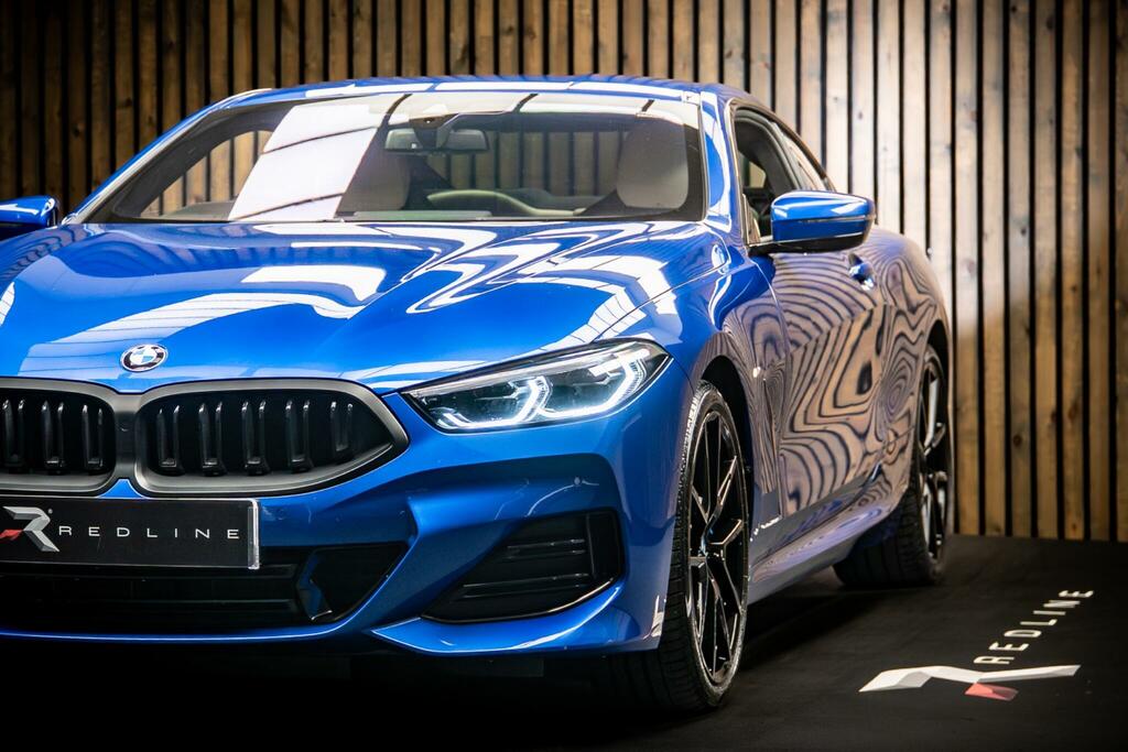 BMW 8 Series Coupe Blue #13
