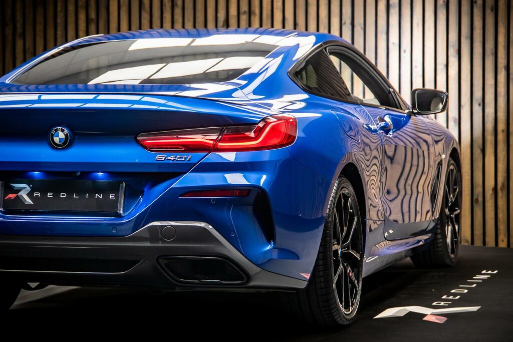 BMW 8 Series Coupe Blue #21
