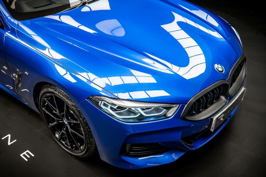 BMW 8 Series Coupe Blue #11