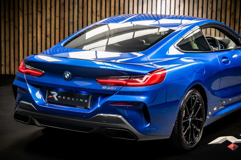 BMW 8 Series Coupe Blue #22