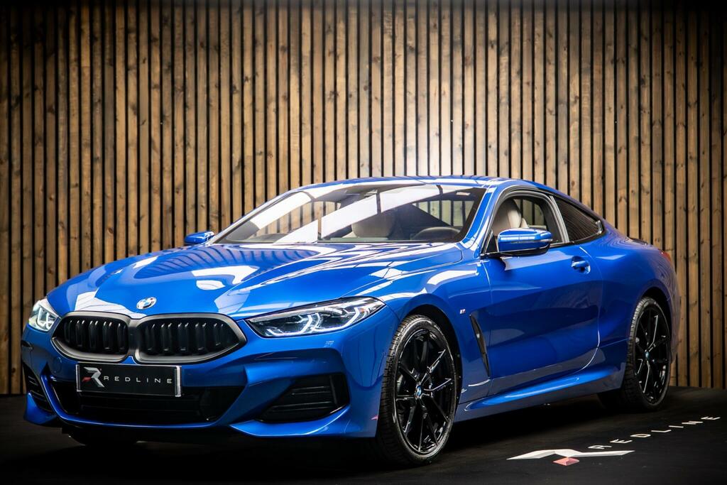 BMW 8 Series Coupe Blue #8