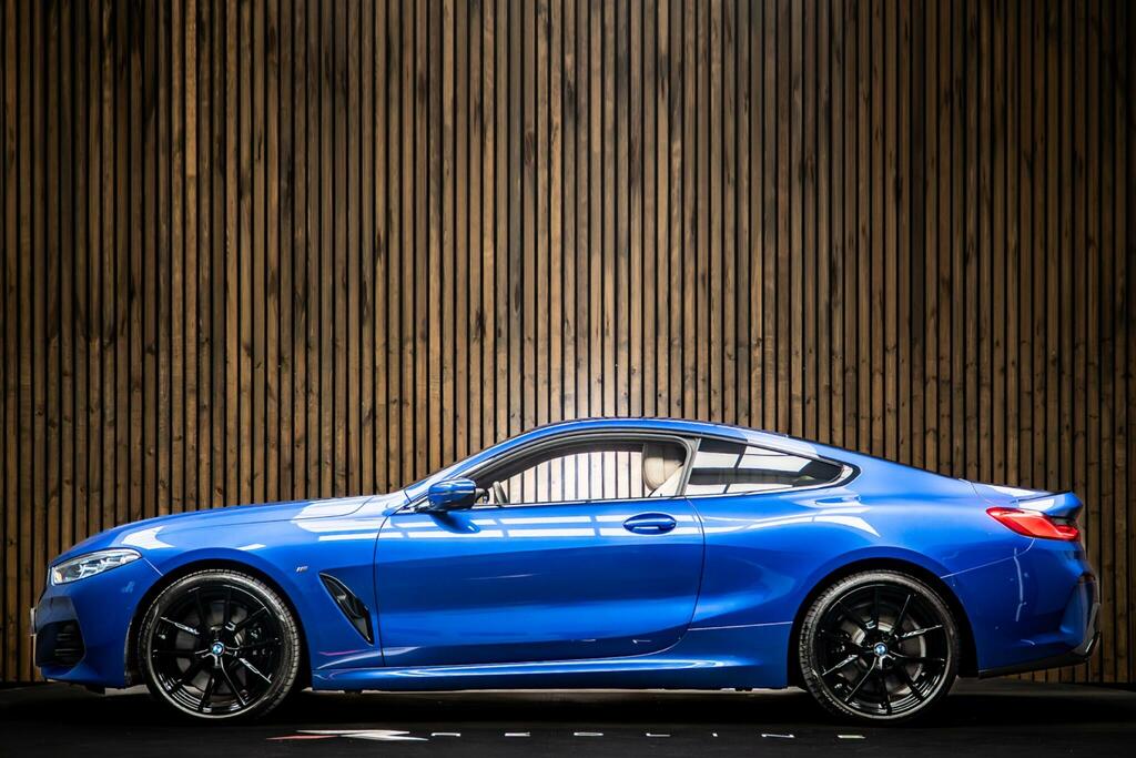 BMW 8 Series Coupe Blue #7