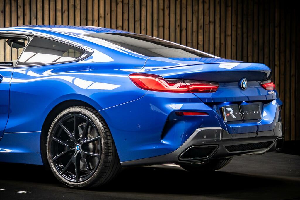 BMW 8 Series Coupe Blue #17