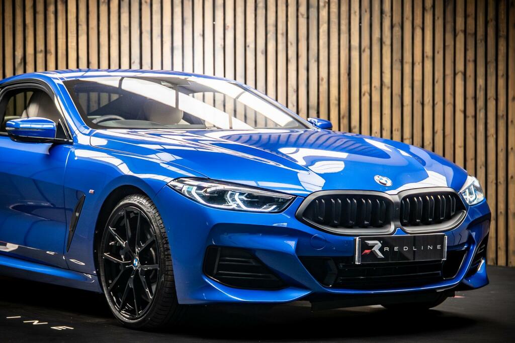 BMW 8 Series Coupe Blue #12