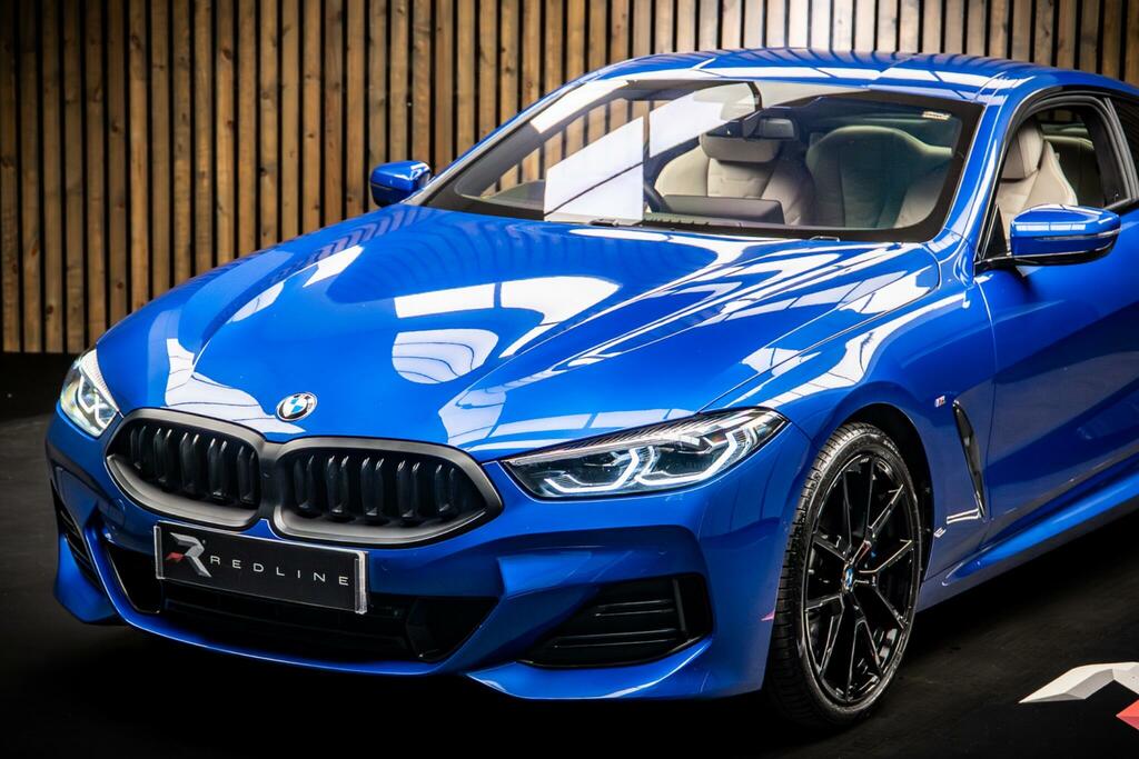 BMW 8 Series Coupe Blue #15