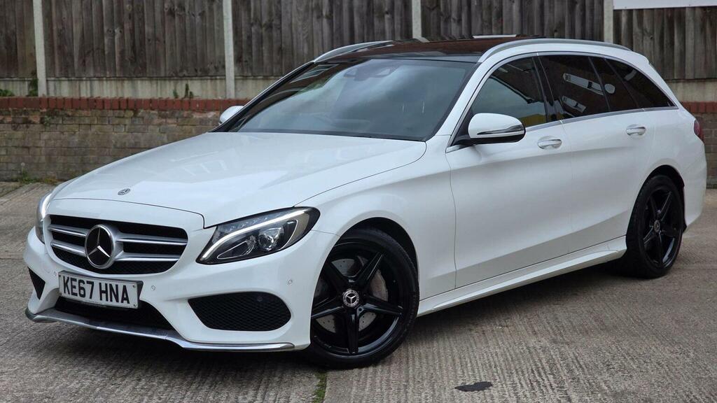 Mercedes-Benz C Class Estate 2.1 C250d Amg Line Premium Plus G-tronic White