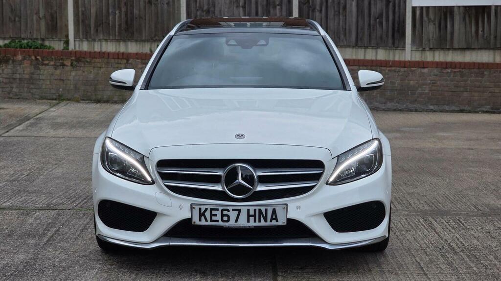 Mercedes-Benz C Class Estate 2.1 C250d Amg Line Premium Plus G-tronic KE67HNA White #3