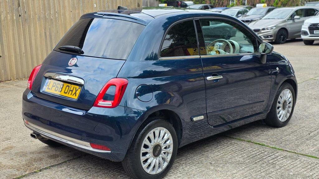 Fiat 500 Hatchback 1.2 Lounge Dualogic Euro 6 Ss 20 LP68OHX Blue #6