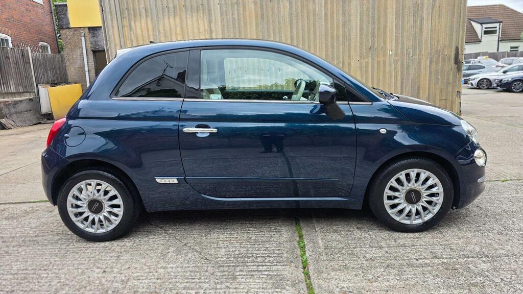 Fiat 500 Hatchback 1.2 Lounge Dualogic Euro 6 Ss 20 LP68OHX Blue #5