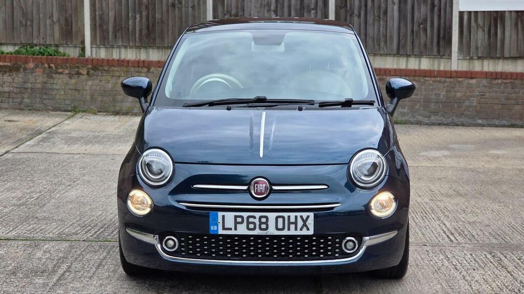 Fiat 500 Hatchback 1.2 Lounge Dualogic Euro 6 Ss 20 LP68OHX Blue #3