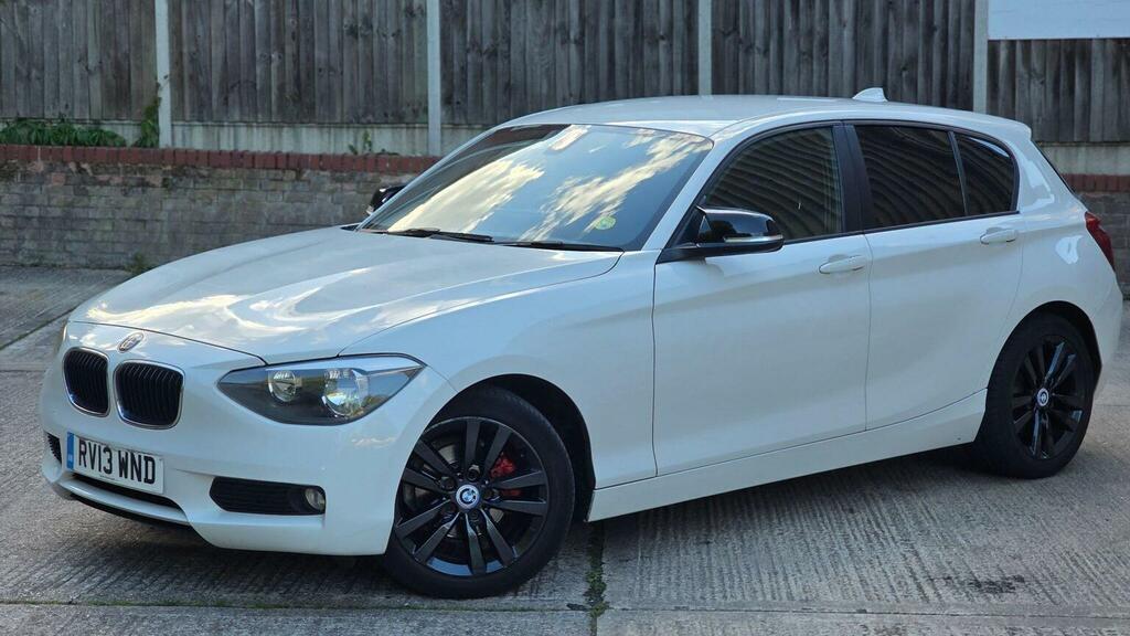 BMW 1 Series Hatchback 1.6 116D Ed Efficientdynamics Euro 5 S RV13WND White #2