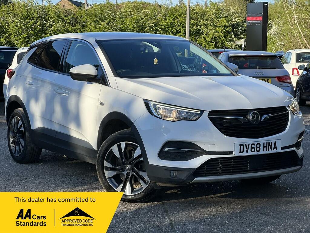 Vauxhall Grandland X 1.2 Turbo Sport Nav Euro 6 Ss White