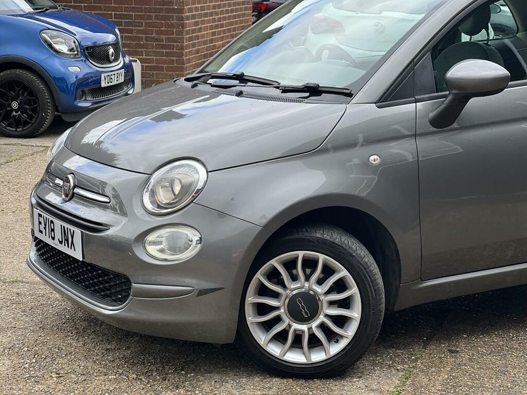 Fiat 500 1.2 Eco Pop Star Euro 6 Ss EY18JNX Grey #6