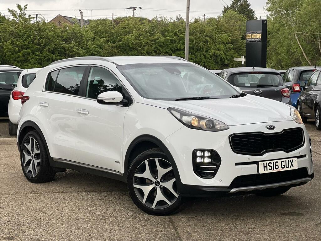 Kia Sportage 1.6 T-gdi Gt-line Awd Euro 6 HS16GUX White #2