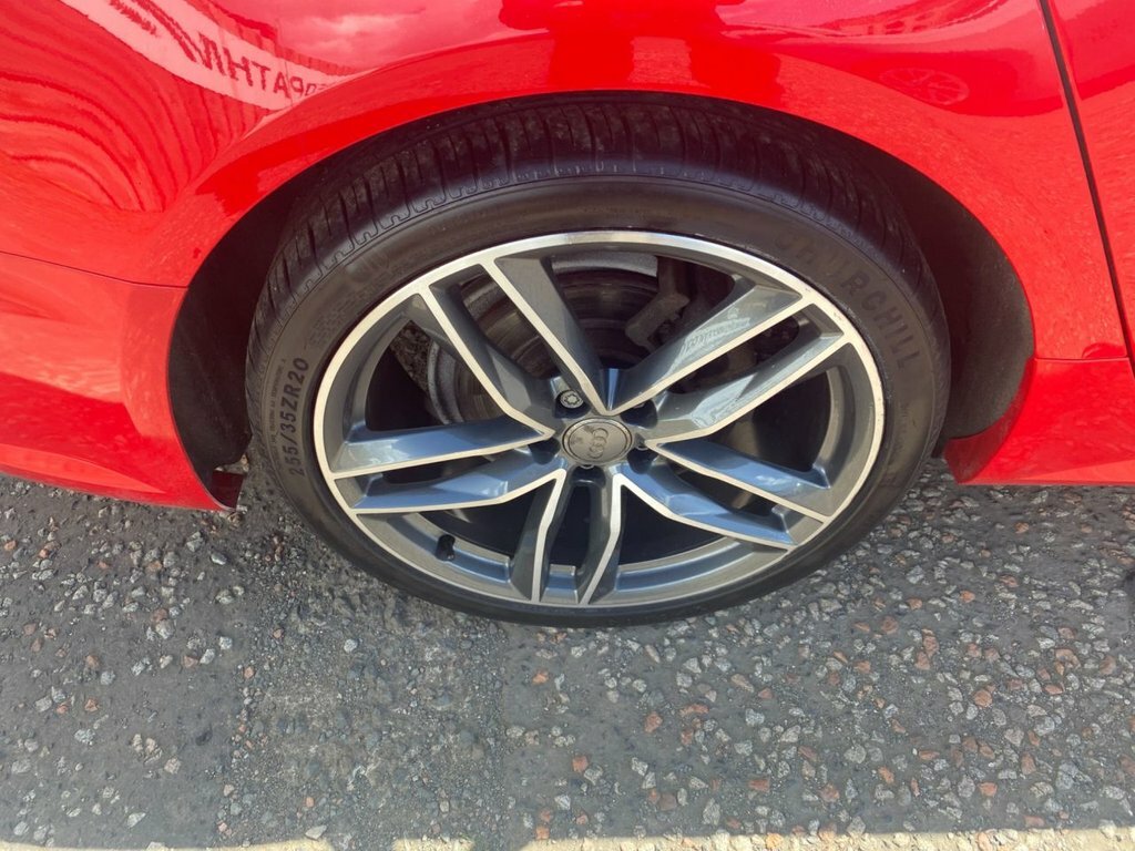 Audi A6 Saloon 2L Black Edition PO67YHA Red #6