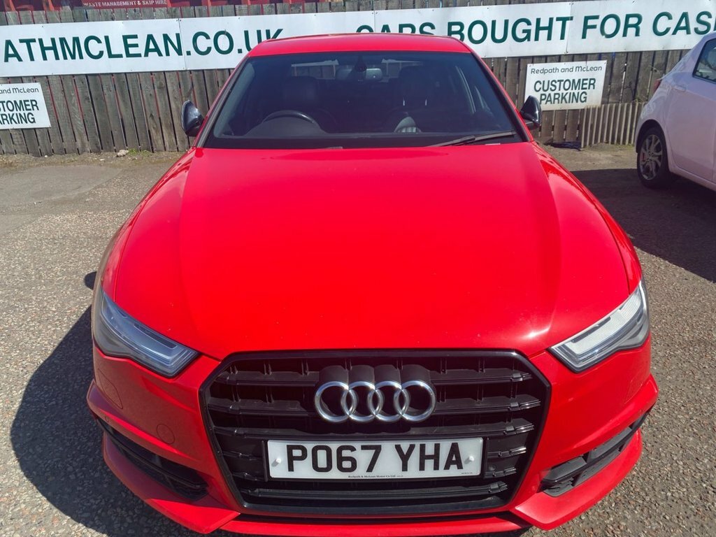 Audi A6 Saloon 2L Black Edition PO67YHA Red #2