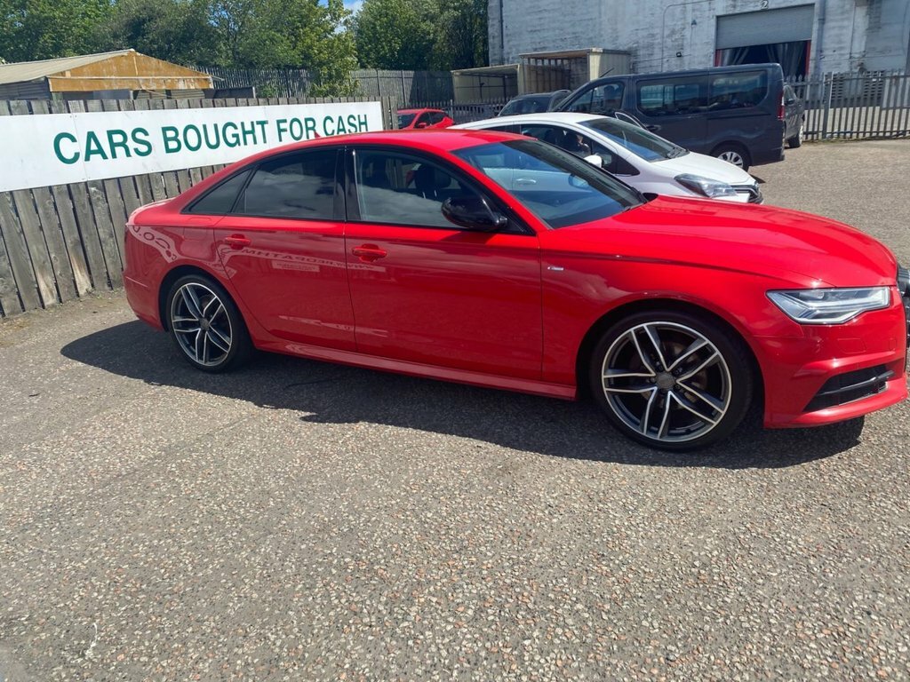 Audi A6 Saloon 2L Black Edition PO67YHA Red #5